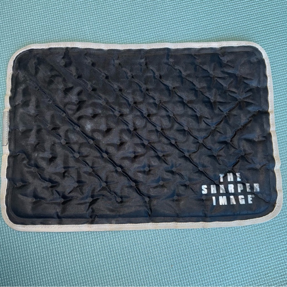 Black Computer Cooling Quilted Mat